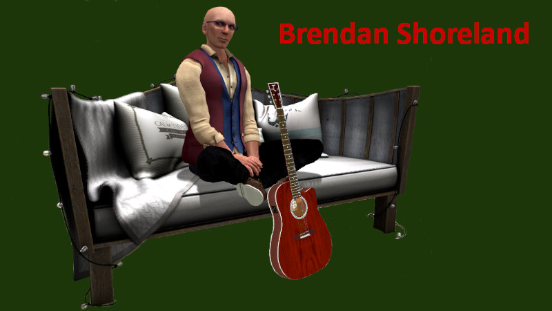 Publicity shot of Brendan Shoreland